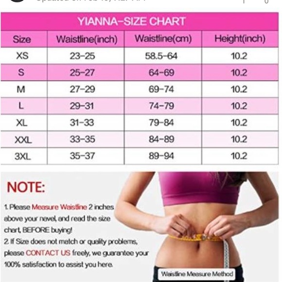 NEW Yianna Corset Waist Trainer Cincher Curvy Control Black Shaper - Picture 3 of 8